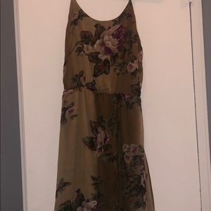 Thin strap floral dress